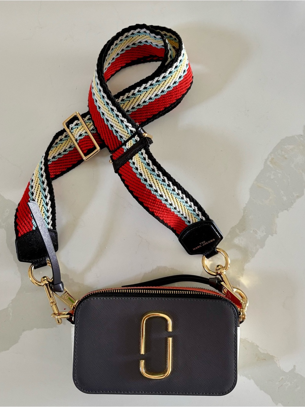 NWOT Marc Jacobs Colourblock Snapshot Camera Bag